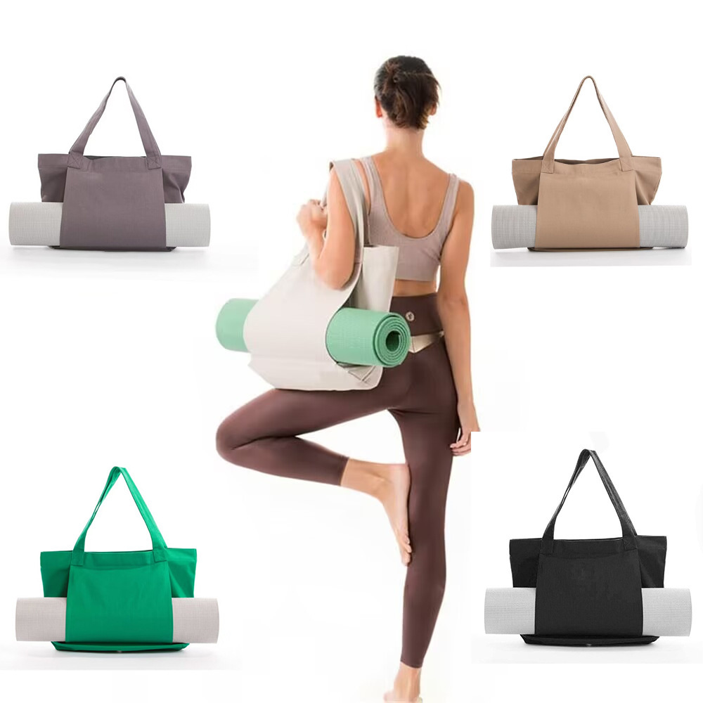 Yoga Mat - Canvas Yoga Mat Tote Bag, Large
