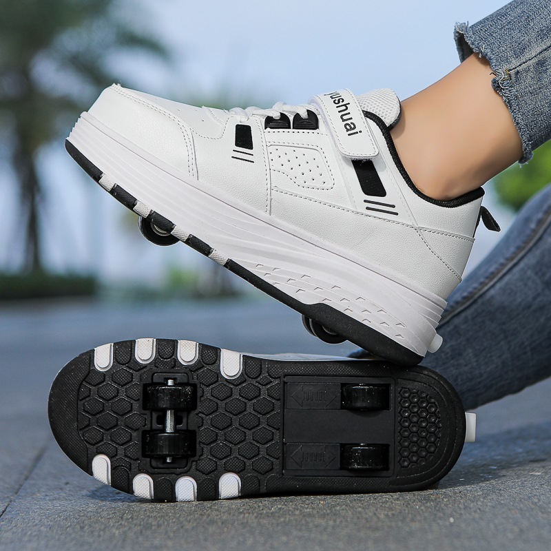Kids 4‑Wheel Retractable Rolle - Skateboard ulasan dan harga