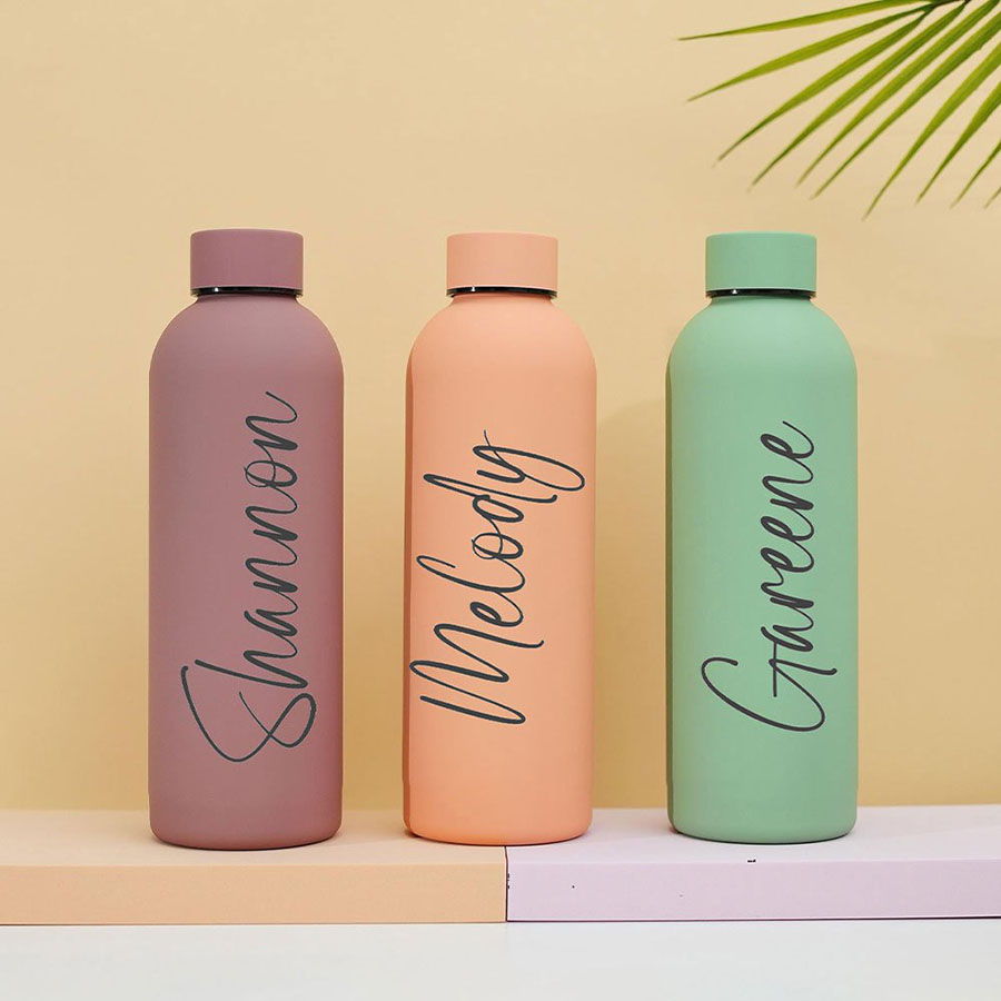 Custom Name Matte Stainless St - Sports Water Bottle Insulated ulasan dan harga