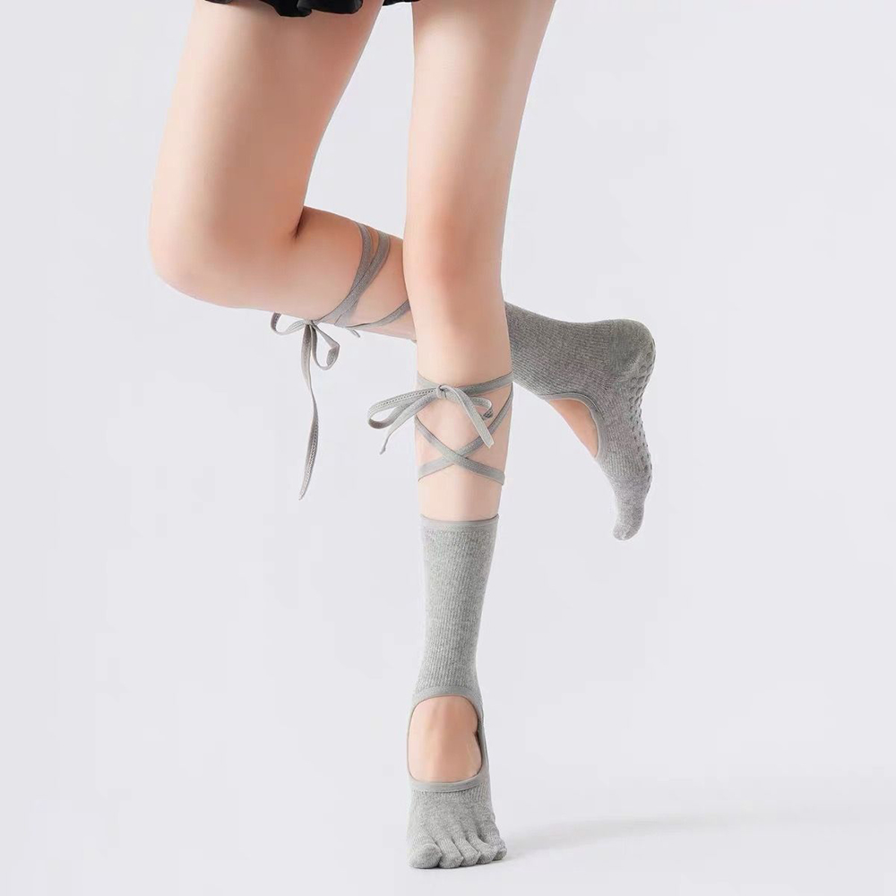 Lace-up Ballet Yoga Socks Wome - Yoga Mat ulasan dan harga